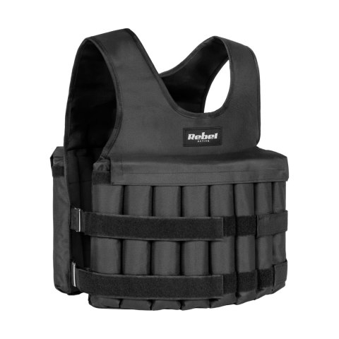 Kamizelka obciążeniowa regulowana 20kg, REBEL ACTIVE
