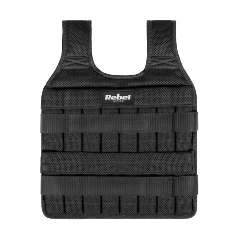 Kamizelka obciążeniowa regulowana 30kg, REBEL ACTIVE