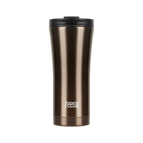 Kubek termiczny TEESA 500ml dark brown