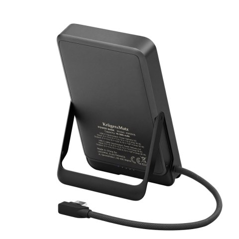 Powerbank Kruger&Matz 10000 mAh Li-pol z fukcją QC oraz PD, certyfikat CCC (kraje Azjatyckie)