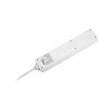 Przedłużacz 5 gniazd 1,5m typu francuskiego bez przełącznika (3x1,0mm) Rebel biały