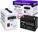 ZASILACZ AWARYJNY VOLT SINUS PRO 800 E 500W/800VA + AKUMULATOR AGM VPRO 12V 55Ah