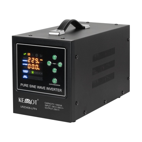 ZASILACZ AWARYJNY KEMOT UPS 700W CZYSTY SINUS + AKUMULATOR AGM 100Ah VOLT