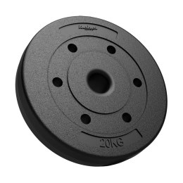 Obciążenie bitumiczne olimpijskie 20kg, otwór 51mm , REBEL ACTIVE