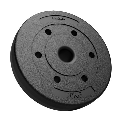 Obciążenie bitumiczne olimpijskie 20kg, otwór 51mm , REBEL ACTIVE