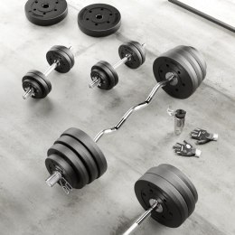 Obciążenie bitumiczne olimpijskie 20kg, otwór 51mm , REBEL ACTIVE