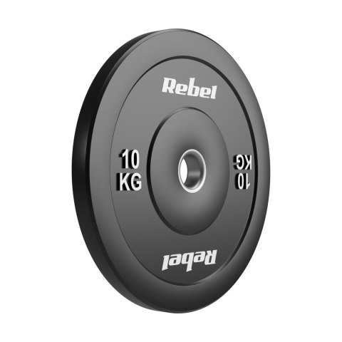 Obciążenie olimpijskie gumowane BUMPER zestaw 2x10kg, otwór 51 mm, REBEL ACTIVE