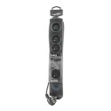 Qoltec Listwa antyprzepięciowa | 6 gniazd | 1.8m